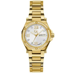 Montre femme Gc Legacy Lady Z20008L1MF avec bracelet en acier doré