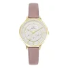 Montre Femme Go Mademoiselle Fleurs Et Papillions - 699598 Bracelet Rose
