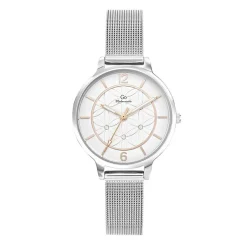 Montre Femme Go Mademoiselle Fleurs Et Papillions - 695596 Bracelet Argent