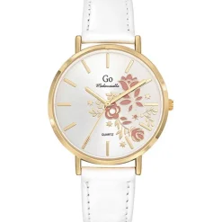 Montre Femme Go Mademoiselle Fleurs - 699575 Bracelet Doré