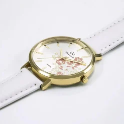 Montre Femme Go Mademoiselle Fleurs - 699575 Bracelet Doré