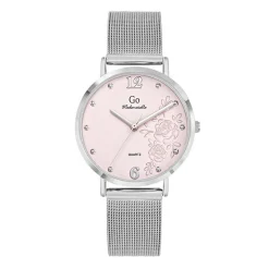 Montre Femme Go Mademoiselle Fleurs - 695549 Bracelet Argent