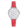 Montre femme Go Mademoiselle Fleurs Et Papillons - 699607 Bracelet Rouge