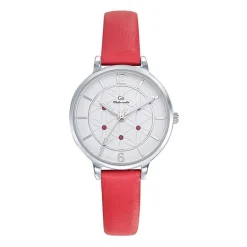Montre femme Go Mademoiselle Fleurs Et Papillons - 699607 Bracelet Rouge