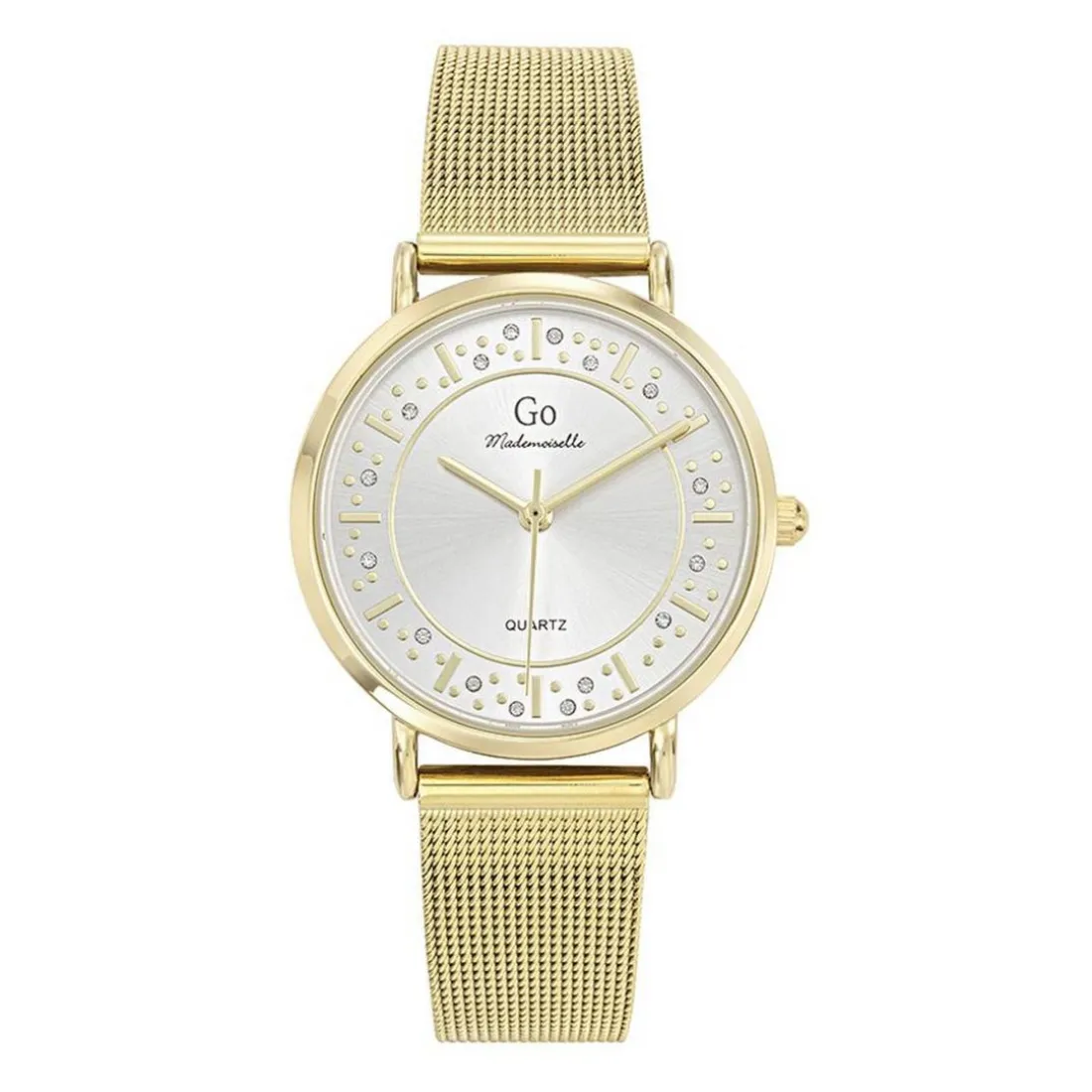 Montre Femme Go Mademoiselle Eclats Etoiles - 695591 Bracelet Doré