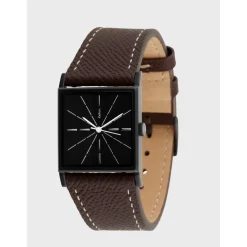 Montre Femme Kelton Astre Blackstar Epsom chocolat - 9123462
