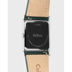 Montre Femme Kelton Astre argent Epsom green - 9123452