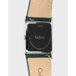 Montre Femme Kelton Astre argent Epsom green - 9123452