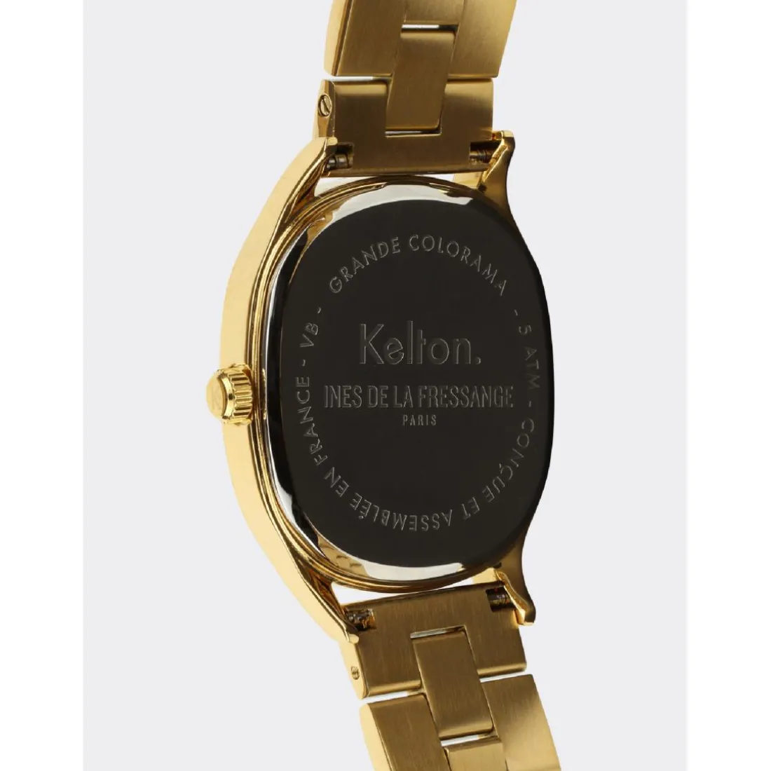 Montre Femme Kelton Grande Colorama Kelton x Ines de la Fressange Paris - 9125422 Gold