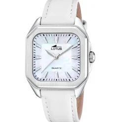 Montre Femme Lotus - 18968-2 Bracelet Cuir Blanc