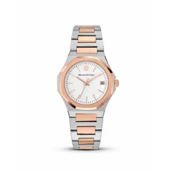 Montre Femme Maison Du Temps MTGamma Femme Blanc Acier Doré Rose