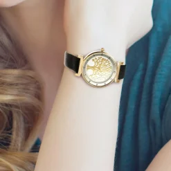 Montre femme MF468-NOIR - Bracelet Synthétique Noir