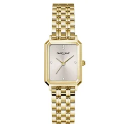 Montre Femme Naf Naf - NAFW1026 Bracelet Acier Doré