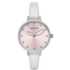 Montre Femme Naf Naf - NAFW1014 Bracelet Cuir Blanc