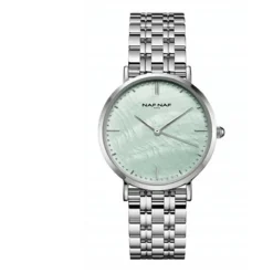 Montre Femme Naf Naf - NAFW1121 Bracelet Acier Argenté