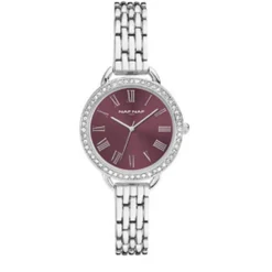 Montre Femme Naf Naf - NAFW1099 Bracelet Acier Argenté