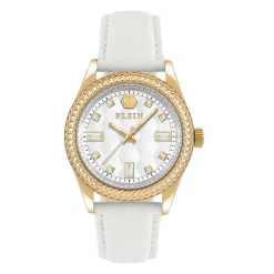 Montre Femme Philipp Plein Queen - PWCDA0324 Bracelet Cuir Blanc