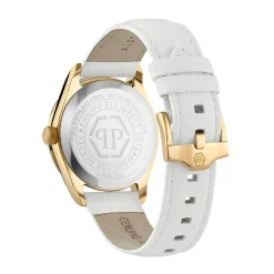 Montre Femme Philipp Plein Queen - PWCDA0324 Bracelet Cuir Blanc