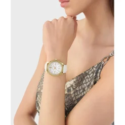 Montre Femme Philipp Plein Queen - PWCDA0324 Bracelet Cuir Blanc