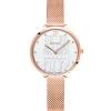 Montre Femme Pierre Lannier Coeur Battant - 096K908 Bracelet Acier Doré rose