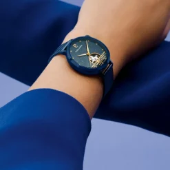 Montre Femme Pierre Lannier - 148H866 Australe Bracelet Acier Bleu