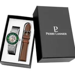 Montre Femme Pierre Lannier - 390C171 Automatic Bracelet Cuir Brun
