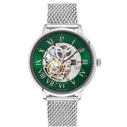 Montre Femme Pierre Lannier - 390C171 Automatic Bracelet Cuir Brun