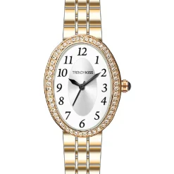 Montre Femme Trendy Kiss Marguerite - TM10175-02 Bracelet Acier Doré