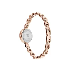 Montre Femme Trendy Kiss Angèle - TM10163-03 Bracelet Acier Doré rose