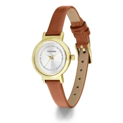 Montre Femme Trendy Kiss Justine - TC10174-02 Bracelet Cuir Marron