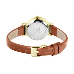 Montre Femme Trendy Kiss Justine - TC10174-02 Bracelet Cuir Marron