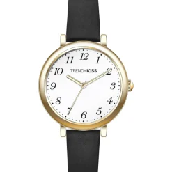 Montre Femme Trendy Kiss Erin - TC10166-01 Bracelet Cuir Noir