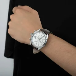 Montre Festina F16760-1 - Montre Marron Argent Cuir Festina Montres