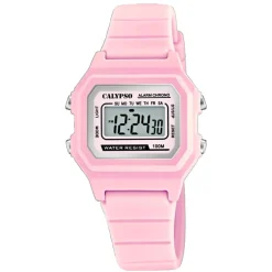 Montre Fille Bracelet Résine Rose K5802-3