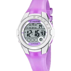 Montre Fille Calypso K5571-3 - Bracelet en Silicone Violet