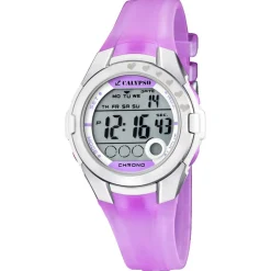 Montre Fille Calypso K5571-3 - Bracelet en Silicone Violet