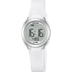 Montre Fille Calypso K5677-1 - Bracelet Résine Blanc