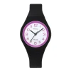 Montre Fille Tekday 654143 - Bracelet Silicone Noir
