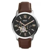 Montre Fossil Townsman ME3061 - Montre Cuir Marron Adulte Fossil Montres
