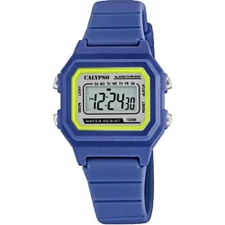 Montre Garçon Bracelet Résine Bleu K5802-5