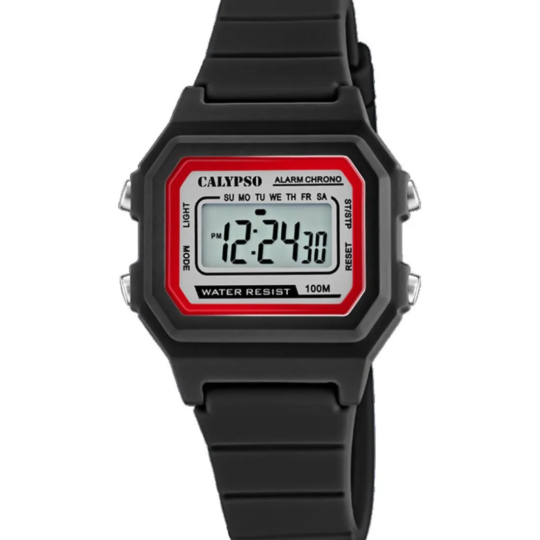 Montre Garçon Bracelet Résine Noir K5802-6