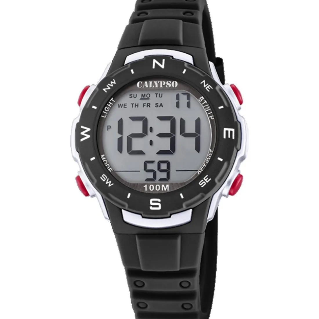 Montre Garçon Bracelet Résine Noir K5801-6