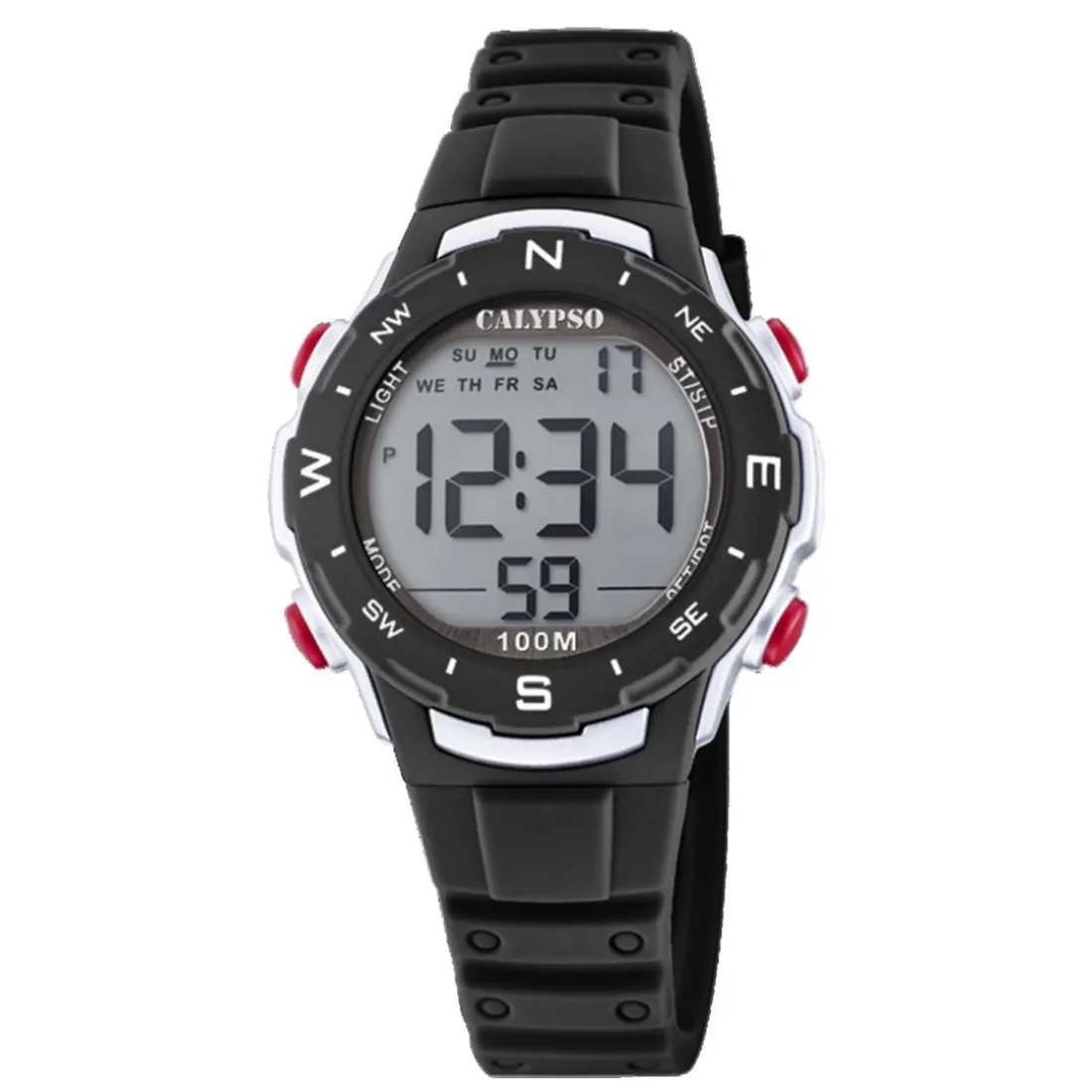 Montre Garçon Bracelet Résine Noir K5801-6
