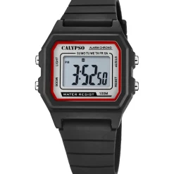 Montre Garçon Bracelet Résine Noir K5805-4