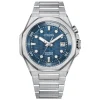 Montre Homme Citizen Series 8 Gmt - 890 Model Nb6060­58L - Bracelet Acier Argent