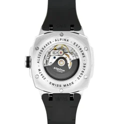 Montre Homme ALPINA Alpiner - AL-525BB4AE6 Bracelet Caoutchouc Noir