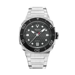 Montre Homme ALPINA Seastrong - AL-525G3VE6B Bracelet Acier Argent
