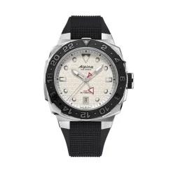 Montre Homme ALPINA Seastrong - AL-560LG3VE6 Bracelet Caoutchouc Noir