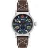 Montre Homme AVI-8 Dambuster 80Th Anniversary Royal British Legion Meca-Quatz Limited Edition - AV-4108-RBL-02 Bracelet Cuir Marron