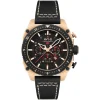 Montre Homme AVI-8 Hawker Hunter Atlas Dual Time Chronograph - AV-4100-06 Bracelet Cuir Noir